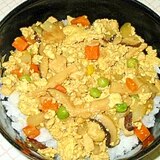カレー豆腐丼